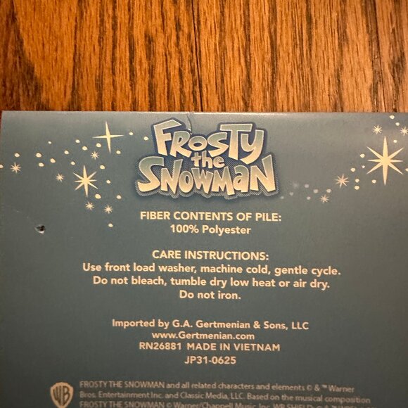 Frosty the Snowman Accent  Rug  26x38” NWT Christmas Decor - Picture 2 of 3